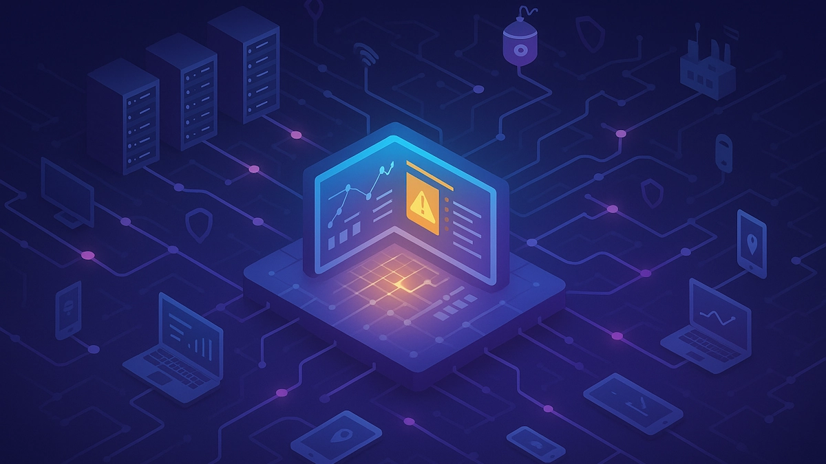 Illustration d’une solution SIEM open source supervisant les alertes de sécurité en temps réel